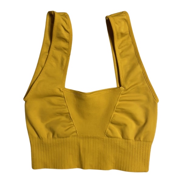 Free People Movement Good Karma Square Neck Bra & Leggings SET XS/S NEW - Picture 7 of 9